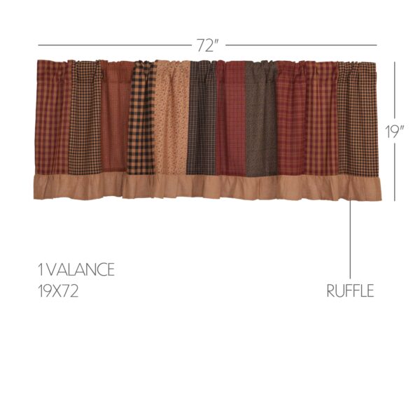 VHC-69980 - Maisie Patchwork Valance 19x72