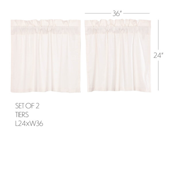 VHC-52208 - Simple Life Flax Antique White Tier Set of 2 L24xW36