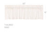 VHC-52210 - Simple Life Flax Antique White Valance 16x60