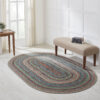 VHC-83513 - Multi Jute Rug Oval w/ Pad 60x96