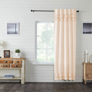 VHC-81301 - Simple Life Flax Natural Ruffled Panel 96x40