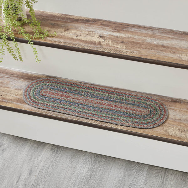 VHC-83506 - Multi Jute Stair Tread Oval Latex 8.5x27