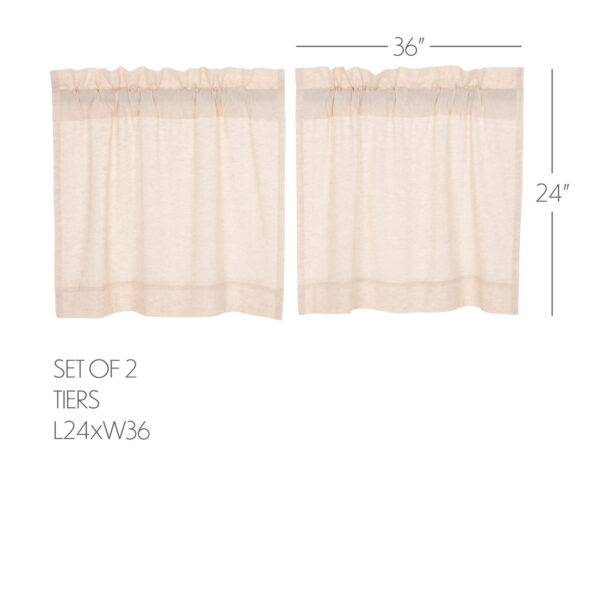 VHC-45636 - Simple Life Flax Natural Tier Set of 2 L24xW36