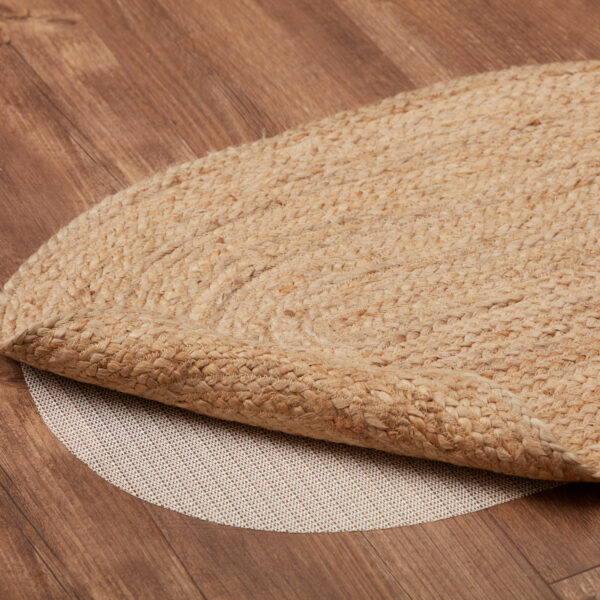 VHC-69384 - Natural Jute Rug Oval w/ Pad 20x30