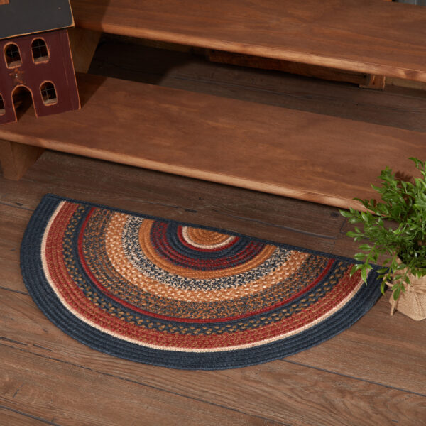 VHC-69449 - Stratton Jute Rug Half Circle w/ Pad 16.5x33