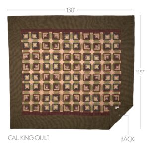 VHC-56786 - Tea Cabin California King Quilt 130Wx115L