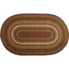 VHC-69796 - Tea Cabin Jute Rug Oval w/ Pad 36x60