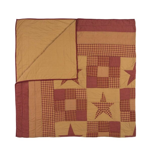 VHC-13609 - Ninepatch Star Luxury King Quilt 105x120