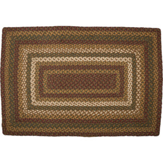 Rustic Tea Cabin Jute Rug Rect w/ Pad 24x36 by Oak & Asher