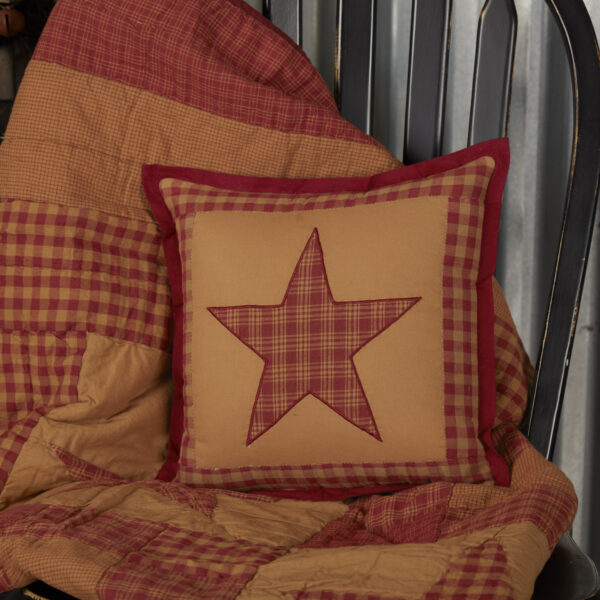 VHC-56742 - Ninepatch Star Quilted Pillow 12x12