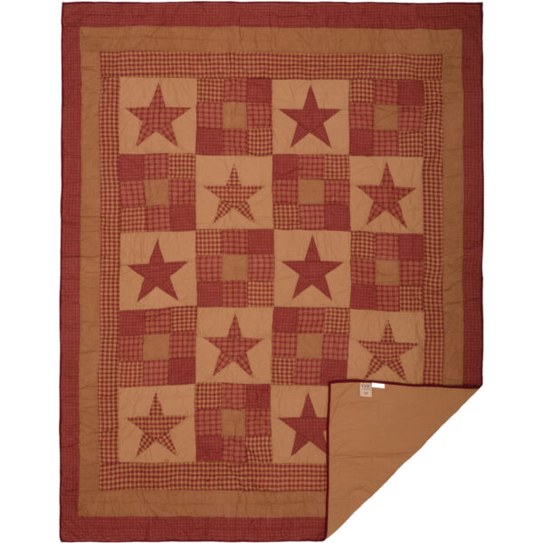 VHC-13612 - Ninepatch Star Twin Quilt 86x68