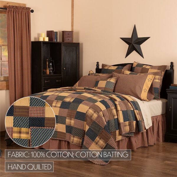 VHC-10427 - Patriotic Patch King Quilt 97x110