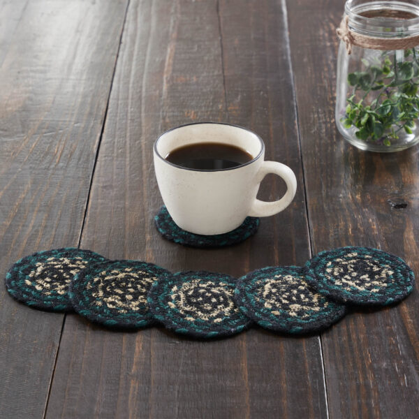 VHC-81398 - Pine Grove Jute Coaster Set of 6