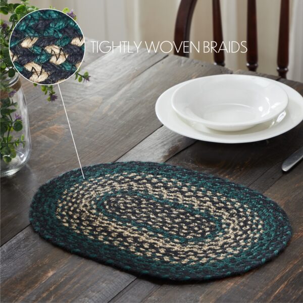 VHC-81401 - Pine Grove Jute Oval Placemat 10x15