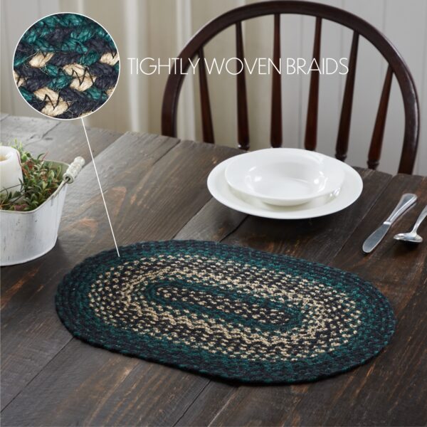 VHC-81402 - Pine Grove Jute Oval Placemat 12x18