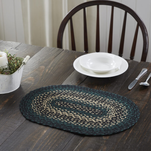 VHC-81402 - Pine Grove Jute Oval Placemat 12x18
