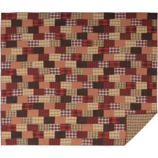 Wyatt California King Quilt Set; 1-Quilt 130Wx115L w/2 Shams 21x37 by Oak & Asher