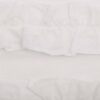 White Ruffled Sheer Petticoat Swag Set of 2 36x36x16 - Image 7