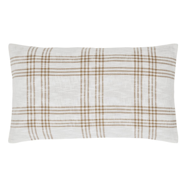 VHC-80537 - Wheat Plaid King Sham 21x37