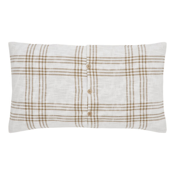 VHC-80537 - Wheat Plaid King Sham 21x37