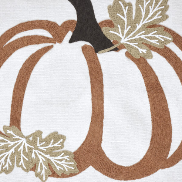 VHC-80552 - Wheat Plaid Pumpkin Pillow Cover 18x18